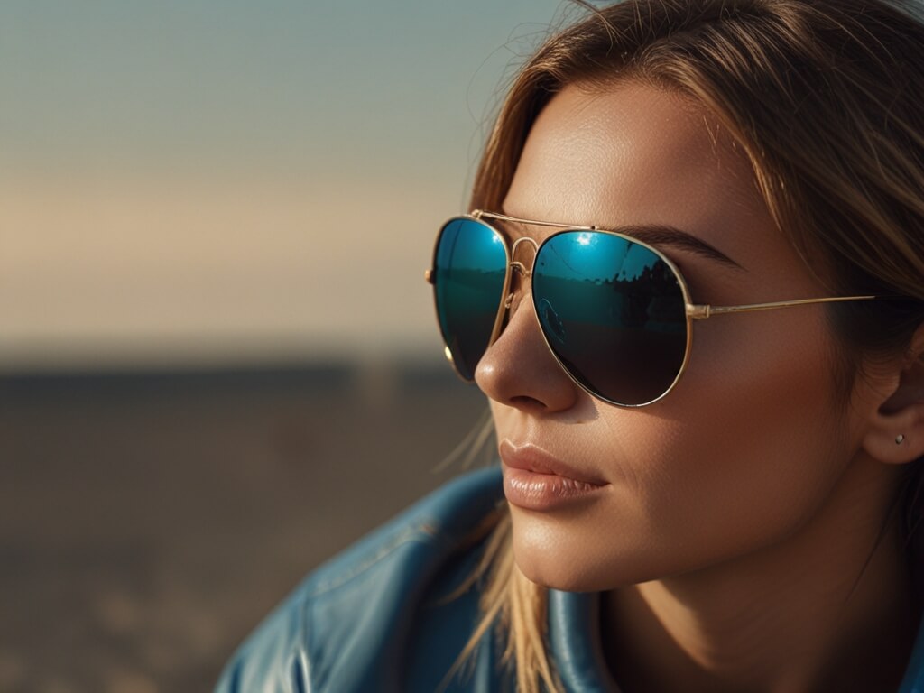 Elegant Aviator Sunglasses